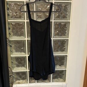 Black Sheer Romper